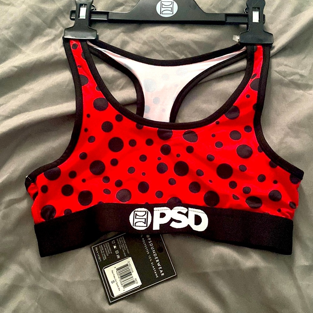 * LIMITED EDITION * Red Polka Dot Sports Bra